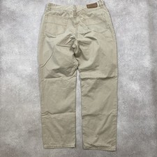 Tommy Hilfiger Trousers Mens 36" Straight Fit Western Pants, Beige