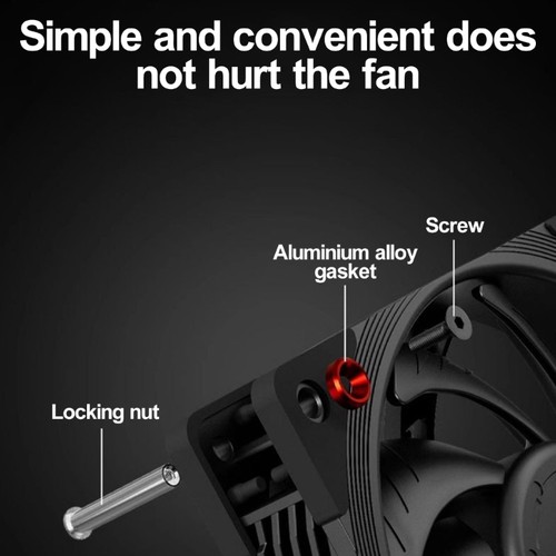 Computer Cooling Fan Screws Fan Cooling Fan Mount Screws Secure And Stable - Photo 4/11