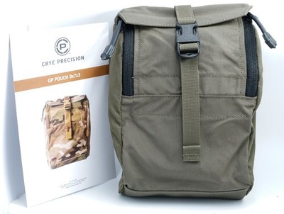 Crye Precision General Purpose GP Utility Pouch, 9x7x3 Molle Ranger Green & Foam