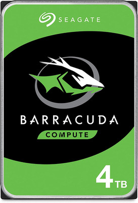Seagate Barracuda 4TB Internal Hard Drive HDD   3.5 Inch Sata 6 Gb/S 5400 RPM 25