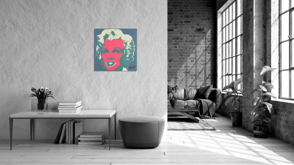 ANDY WARHOL SIEBDRUCK MARILYN MONROE SEXSYMBOL ROT POP ART GROSS VP: 1750€* - Bild 2 von 4
