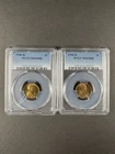1946-D Lincoln Cent PCGS MS65 RB Toning Lot Of 2 Consecutive Serial Numbers