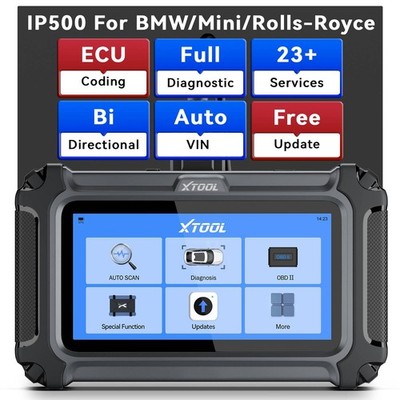 XTOOL IP500 For BMW Mini All System Bidirectional Scanner Diagnostic ECU Coding