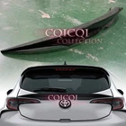 Carbon Fiber A typ middle trunk spoiler for Toyota 19~ Corolla hatchback◎