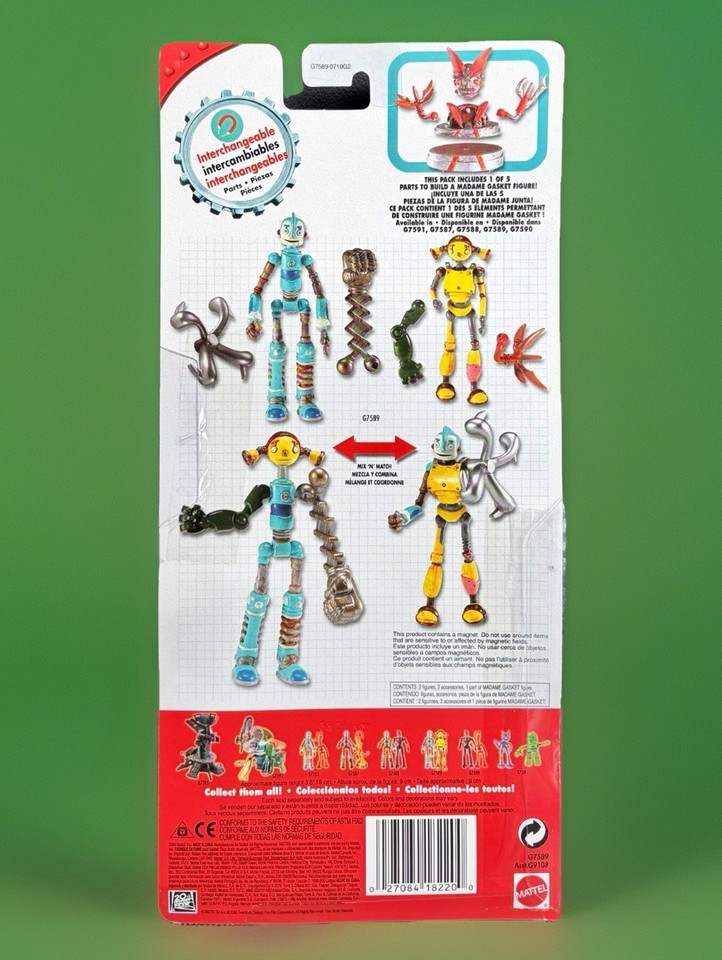 Animated Movie Robots Action Figures Rodney Copperbottom & Piper ...