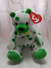 Ty Beanie Baby Clover Bear - MWMT 2001 Irish Y70