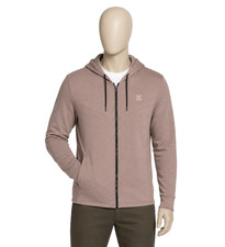 NWT Mens Size Large Taupe Color Hurley Icon Extreme Hooded Full Zip Sweatshirt