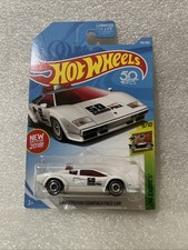 New 2018 Hot Wheels LAMBORGHINI COUNTACH PACE CAR! Hw Exotics 9/10! #E2