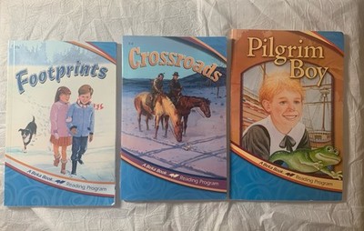 ABeka 3rd Grade Readers (3) Books- B,D,F Very Good Elementary Homeschool