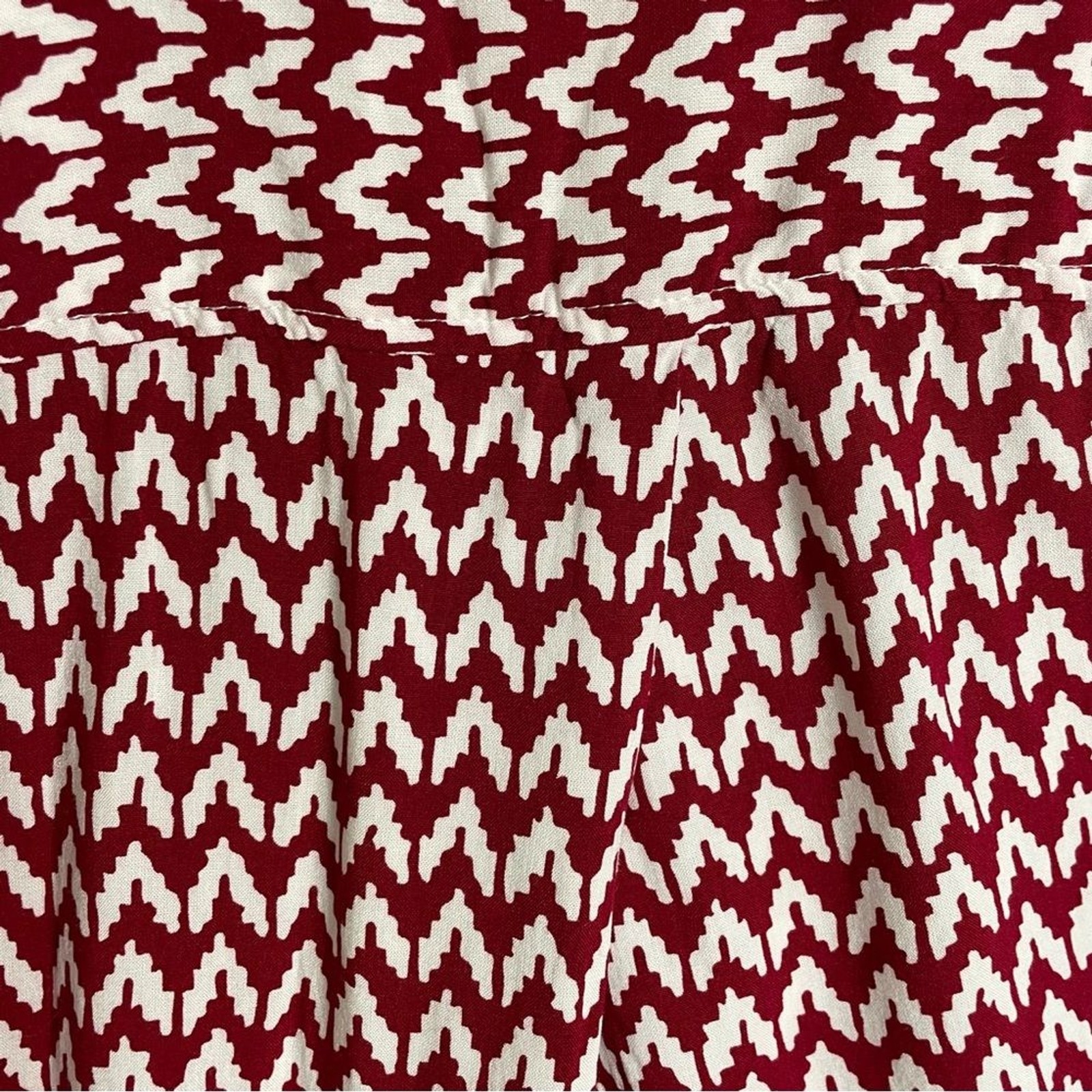 Jachs Girlfriend Button Down Patterned Tencel Blo… - image 9