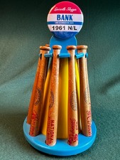 1961 N/L National Louisville RARE WOOD Van Dine (10) Bat Bank Near PERFECT