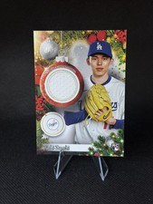 2025 Topps Holiday Player Relics #PR-RS Roki Sasaki RC - Los Angeles Dodgers