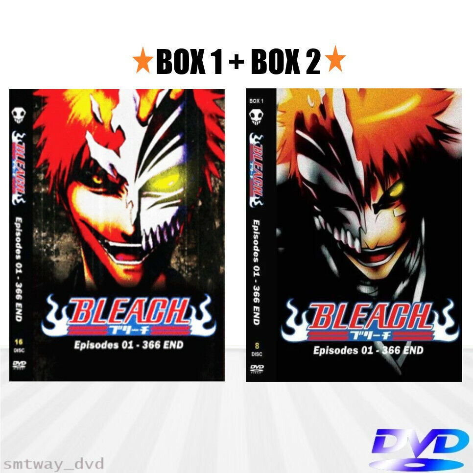 DVD Bleach Episode 1 - 366 + Movie Series Complete English Dub DHL