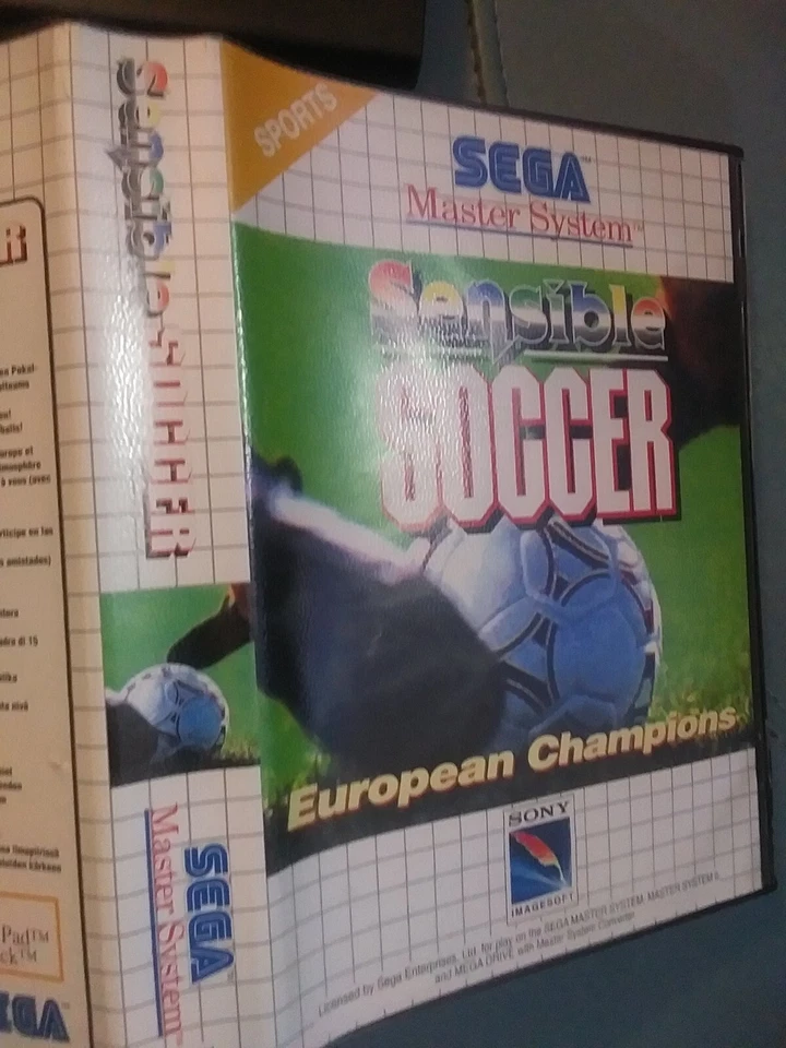 Sensible Soccer Sega Master System No Manual or Hangtab US seller - Image 3 of 4