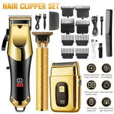 Professional Hair Clipper for Men, 3-piece Set, Beard Trimmer Shaver Set and Kit