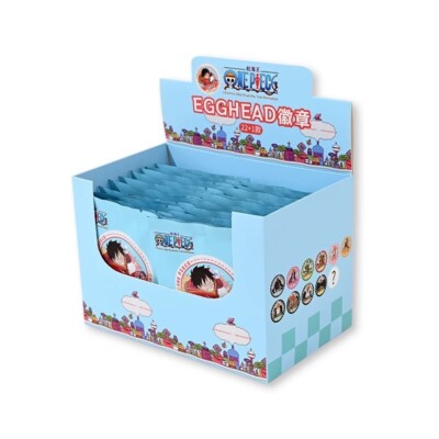 One Piece × Egghead-Serie   Blindbox mit runden Weißblech-Ansteckern (1 Pack)