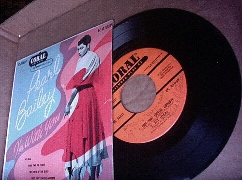 Pearl Bailey AUTOGRAPHED 1953 EP Birth of the blues I'm with you SIGNED by Pearl - Picture 2 of 11