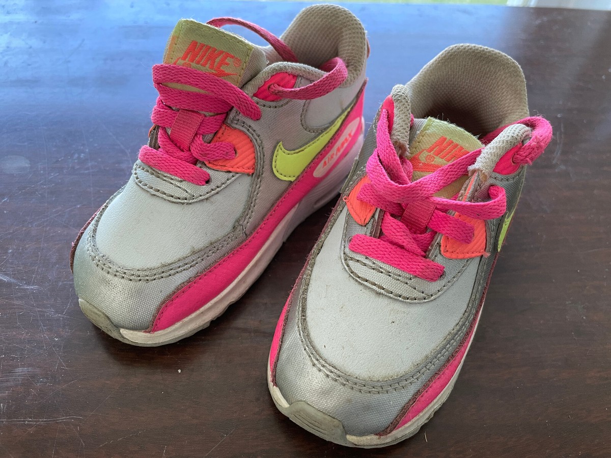 Pink Toddler Air Max Nike 724854-001 Air Max 90 Platinum/Pink