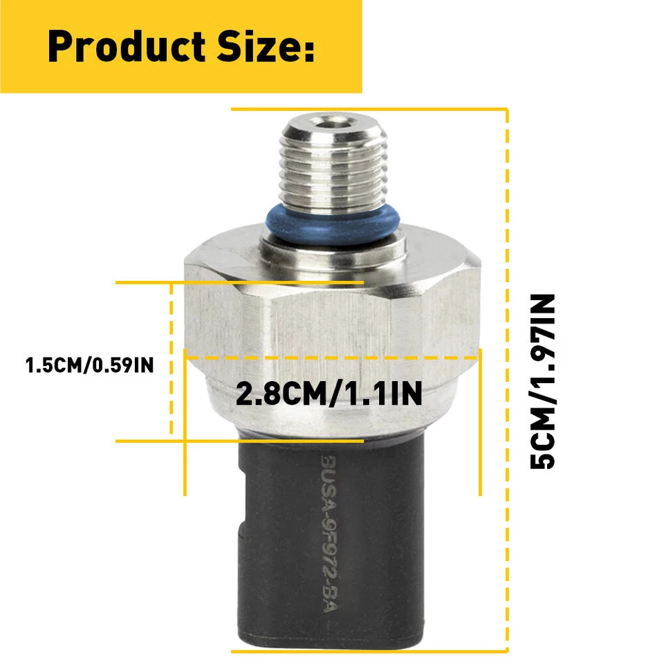 Sensor de presión de combustible para Ford Fusion Ford 2015-2018 Ford Focus 09-19 Flex 2013-2018 Foto 4 de 4