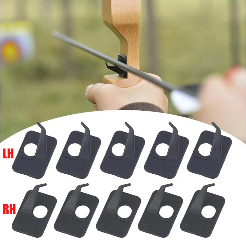 RH/LH 10PCS Plastic Archery Arrow Rest Stick On for Takedown Recurve Bow Target - Image 2 of 4
