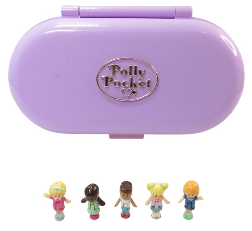 Polly Pocket Vintage 1992 Stampin' School Bluebird Toys COMPLETE