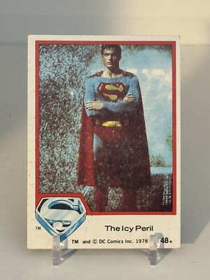 1978 Dc Comics Superman Cards: #48 The Icy Peril   A512