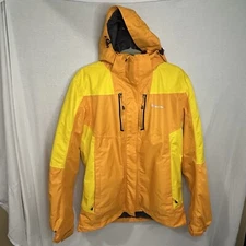 OUTDOOR MASTER SIZE Large  WOMENS ORANGE FAUX FUR LINED HOODED 3-IN-1 JACKET