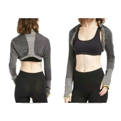 MOXIE Heather Grey Merino Wool Bolero 