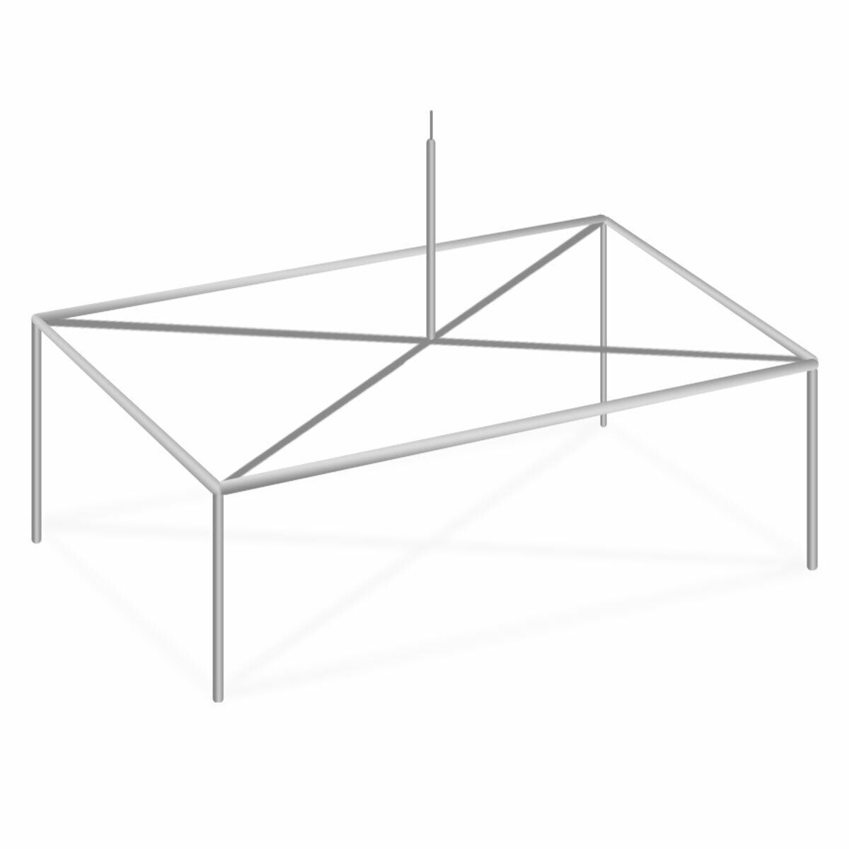 High Peak Party Canopy Tent Frame Only 10x20 Commercial Aluminum Construction