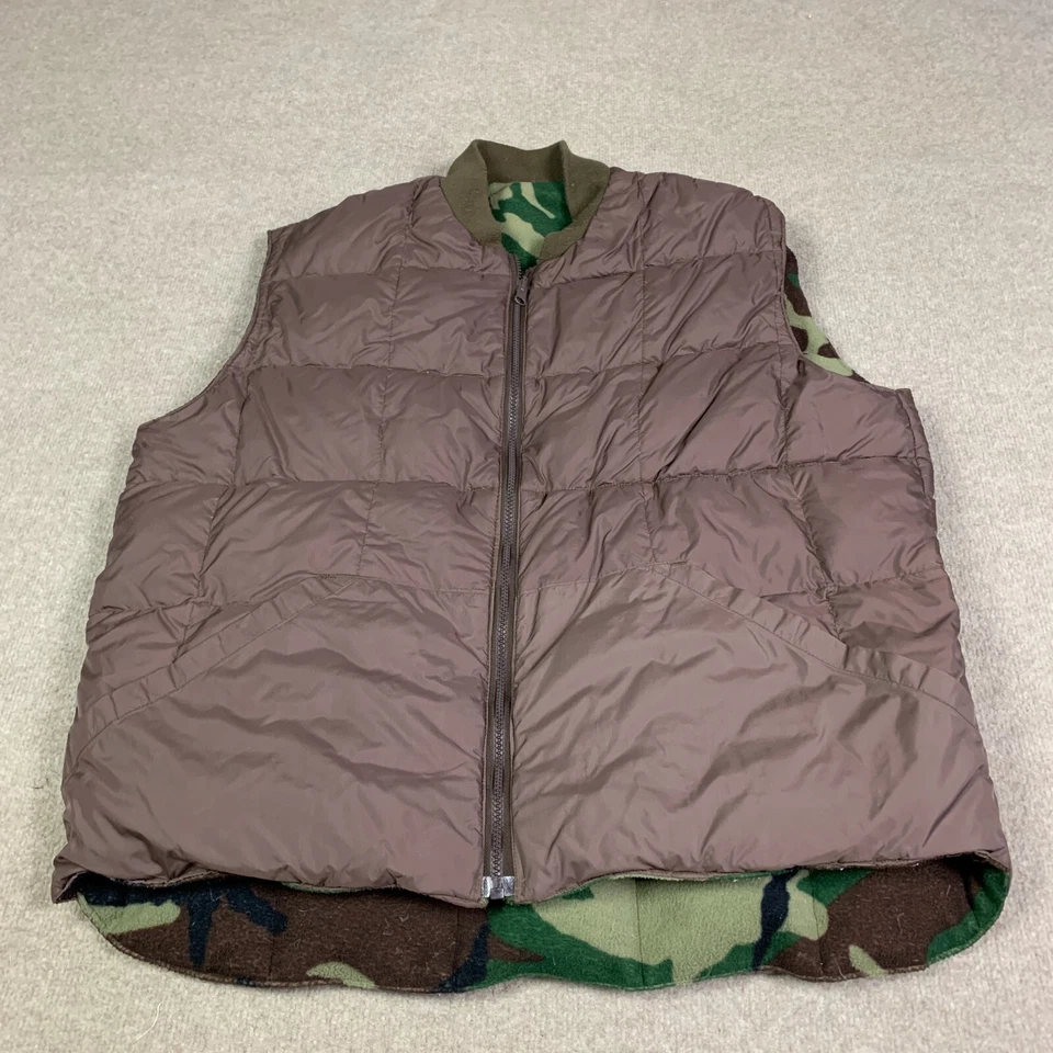 Cabela's Premier Chaleco Plumón de Ganso del Norte Para Hombres XL Alto Caza Militar Camuflaje Foto 2 de 4