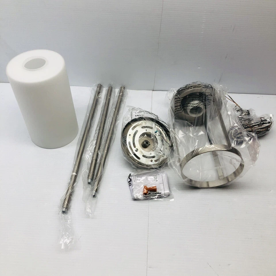 ILUMINACIÓN DVI DVP1121SN-OP ACTUALIZACIÓN NÍQUEL SATINADO CON VIDRIO MEDIO ÓPALO   Foto 3 de 4