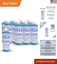 Organic Septic Tank Treatment - Non-Toxic 12-Quart Enzyme Additive Liquid