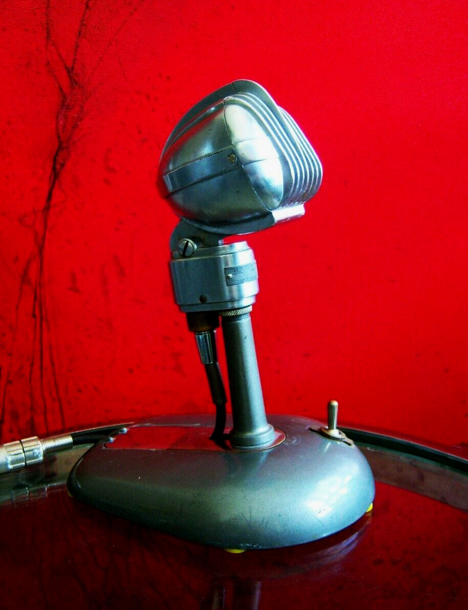 mic☺︎ Vintage 1940's Turner 33D dynamic microphone old midcentury w