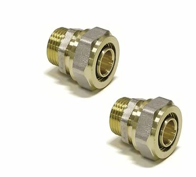 PSW TRADE SUPPLIERS LTD Male Straight Connector 20mm - 1/2" - COMPRESSION Fit