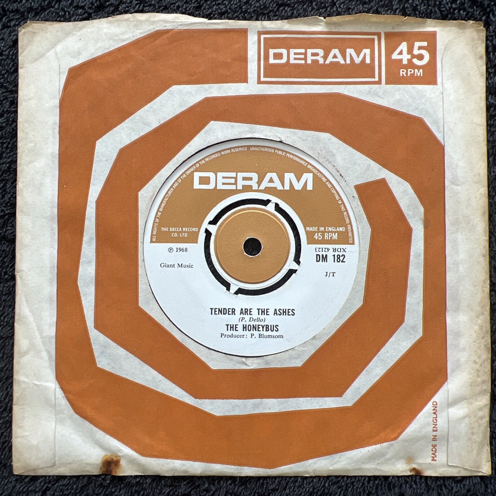 The Honeybus I Can't Let Maggie Go (NIMBLE BREAD ADVERT) 7'' 1968