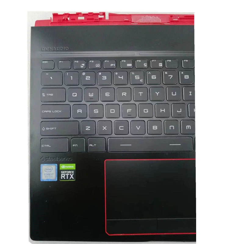 MS-16P7 FOR MSI GE63 8SJ 8SI Black C Shell Upper Palmrest Keyboard Touchpad - Изображение 3 из 4