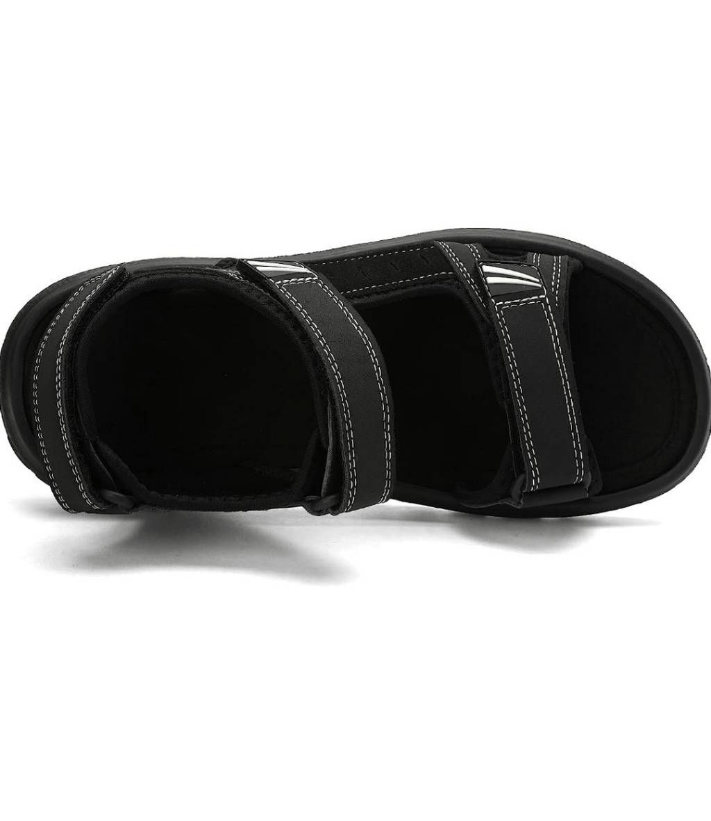 Men Sandals Outdoor Lightweight Anti Slip Waterproof Black  display picture 2