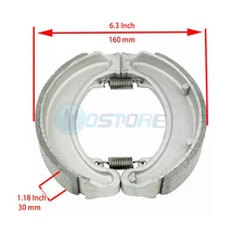 Rear High Performance Brake shoes Fits Honda TRX300 Fourtrax 300 (1988-2000)