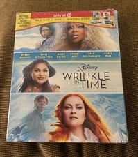 Disney’s “A Wrinkle in Time” (Blu-Ray + DVD) + Booklet……….BRAND NEW & SEALED!