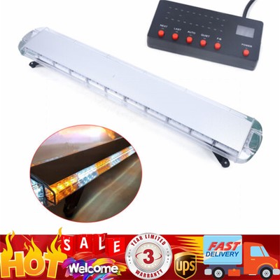 51 inch 96 LED Strobe Light Bar Tow Truck Amber Emergency Beacon Warn Light USA