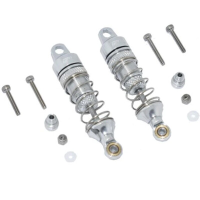 NEW GPM Racing Aluminum Rear Spring Dampers 60mm Silver : Losi 1/18 ...