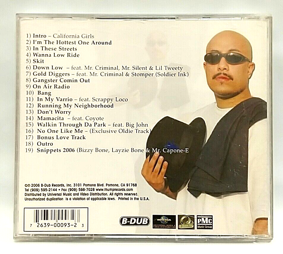 CD) Mr. Capone-E & Zapp – Ol' Skool Music Vol. 2, CHUCKUPCD