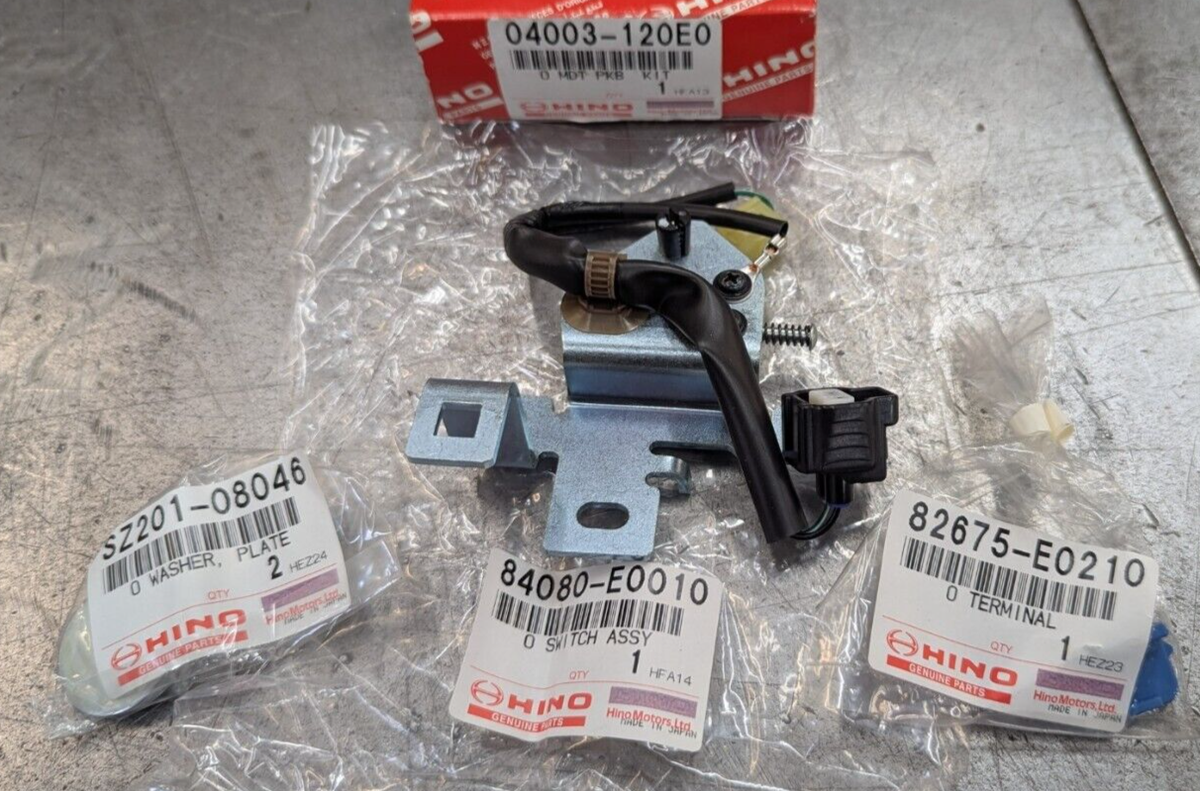 04003-120E0 Hino Parking Brake Switch Kit Includes 84080-E0010