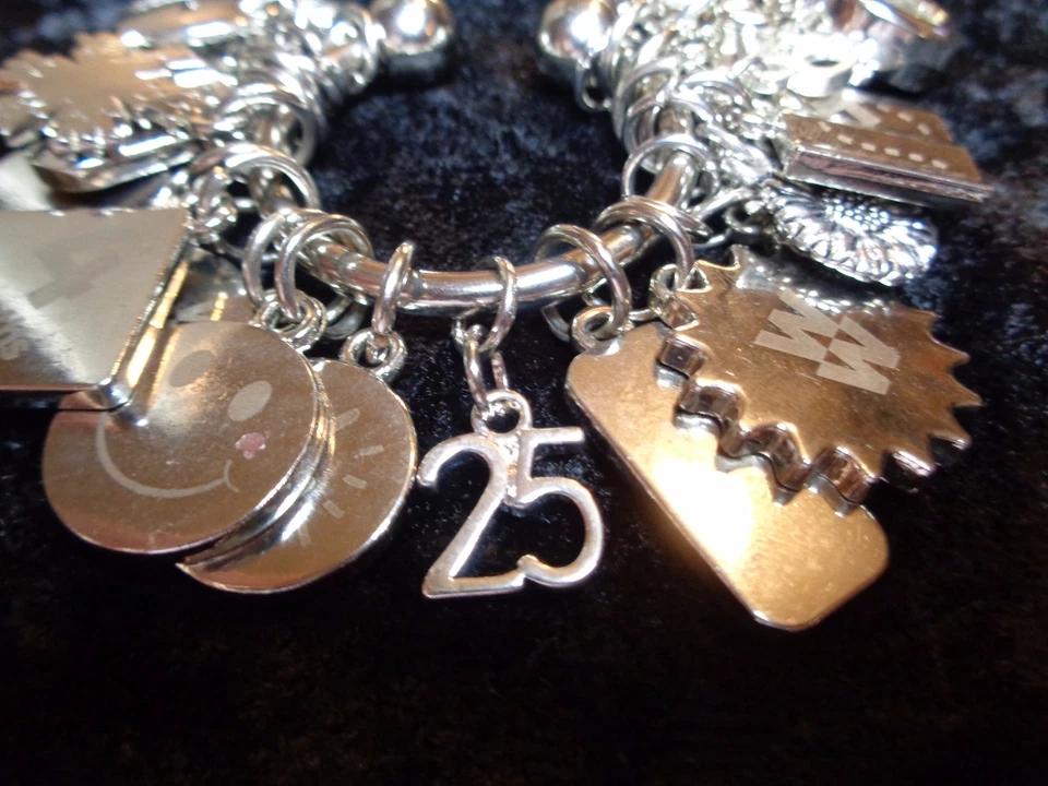 Celebrate your 25 pound loss Charm for Weight Watchers Keychain!