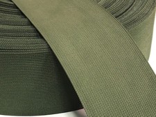 3.5 Inch MilSpec Military Webbing MIL-W-17337 C/1A CAMO GREEN Per Yard