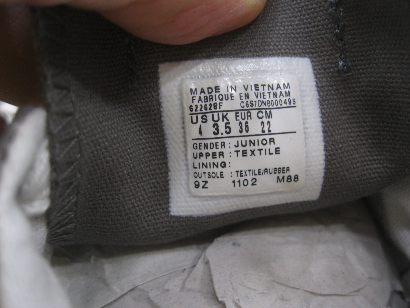 SAOLA Scarpe Converse Chuck Taylor Ox All Star argento scarpe da uomo taglia 4 5 4