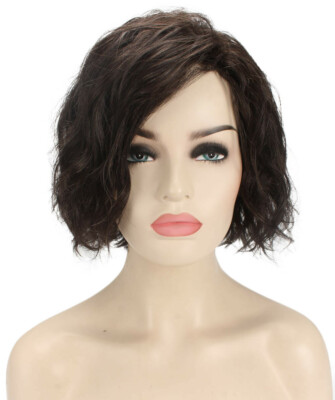 Barbara - Wavy Kanekalon Synthetic Fiber Full Wig, 5.5 - 10'', Off Black