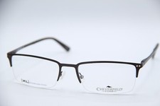 NEW CHESTERFIELD CH 84XL R0Z BROWN GUNMETAL AUTHENTIC FRAMES EYEGLASSES 59-20