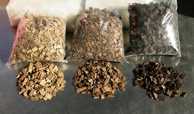 500g AMERICAN OAK CHIPS Homebrewing Wine Vodka Whiskey DARK MEDIUM LIGHT TOASTED