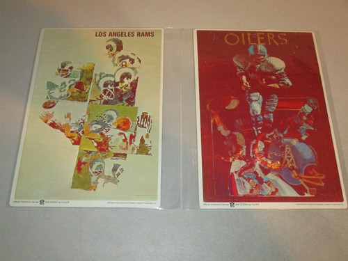 Big Signs by Fleer (RARE Complete 1968 NFL Set) 7.5 x 11.5 Not Punched - Picture 10 of 14